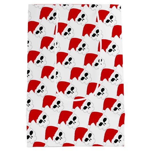 Santa Skulls Medium Cadeauzakje (Achterkant)