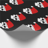Santa Skulls Wrapping Paper Cadeaupapier (Hoek)