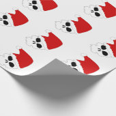 Santa Skulls Wrapping Paper Cadeaupapier (Hoek)