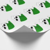 Santa Skulls Wrapping Paper Cadeaupapier (Hoek)