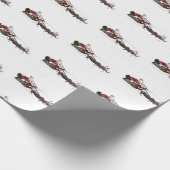 Santa Sled, geplukt door Hippopotamus Cadeaupapier (Hoek)