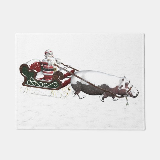 Santa Sled, geplukt door Hippopotamus Deurmat (Voorkant)