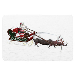 Santa Sled, geplukt door Hippopotamus Magneet