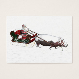 Santa Sled, geplukt door Hippopotamus Visitekaartjes