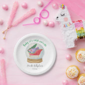 Santa slee - baby het is koud buiten papieren bordje (Feest)