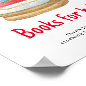 Santa slee - Boeken voor baby Poster (Hoek)