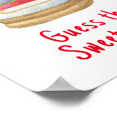 Santa slee - Raad de zoete puinhoop Poster (Hoek)