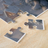 Santa Sleigh, 3D Christmas, Winter Village, Kids Legpuzzel (Zijkant)