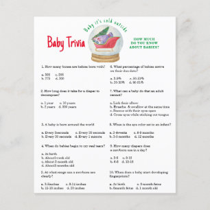 Santa sleigh - Baby Trivia   Baby showers wild