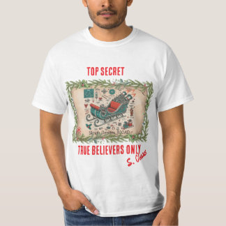 Santa Sleigh Build It Plans T-shirt