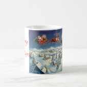SANTA & SLEIGH door SHARON SHARPE Koffiemok (Center)