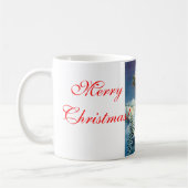 SANTA & SLEIGH door SHARON SHARPE Koffiemok (Links)