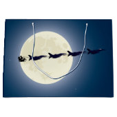 Santa, Sleigh en F-16 Jets militaire kerst Groot Cadeauzakje (Voorkant)