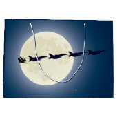 Santa, Sleigh en F-16 Jets militaire kerst Groot Cadeauzakje (Achterkant)