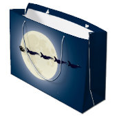 Santa, Sleigh en F-16 Jets militaire kerst Groot Cadeauzakje (Achterkant Gekanteld)