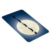 Santa, Sleigh en F-16 Jets militaire kerst Magneet (Rechterzijde)