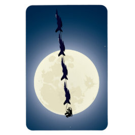 Santa, Sleigh en F-16 Jets militaire kerst Magneet