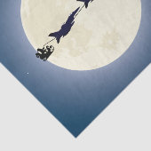 Santa, Sleigh en F-16 Jets militaire kerst Tissuepapier (Detail)