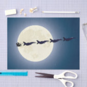 Santa, Sleigh en F-16 Jets militaire kerst Tissuepapier (Craft)