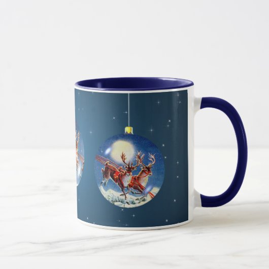 SANTA, SLEIGH EN REINDEER, VAN SHARON SHARPE MOK (Rechts)