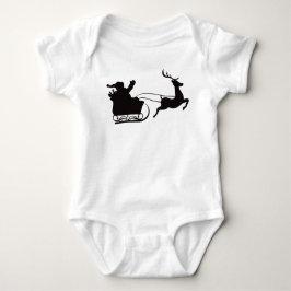 Santa Sleigh en rendier Romper