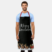 Santa Sleigh en rendier Schort (Gedragen)