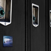 Santa Sleigh | Fantasy Galaxy Kerstnacht Sky Magneet