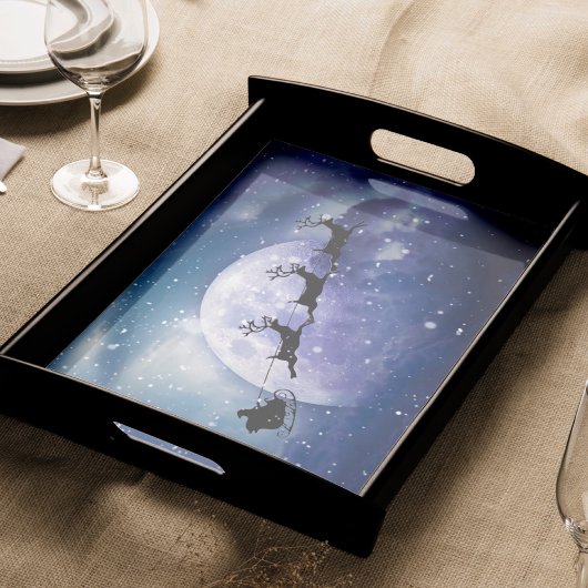 Santa Sleigh | Fantasy Galaxy Kerstnacht Sky Tissuepapier