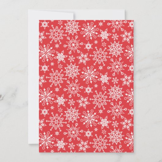 Santa Sleigh Holiday Luncheon Kerstfeest Kaart (Achterkant)