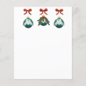  Santa sleigh & Kerst Party Invitation (Achterkant)