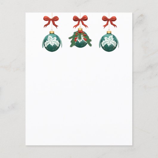 Santa sleigh & Kerst Party Invitation (Achterkant)