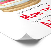 Santa sleigh - Moeder om geadresseerd te worden Poster (Hoek)