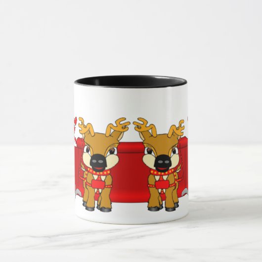 Santa Sleigh Mok (Midden)