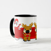 Santa Sleigh Mok (Voorkant links)