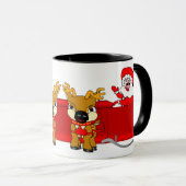 Santa Sleigh Mok (Voorkant rechts)