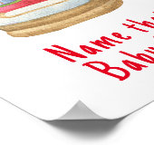 Santa sleigh - Noem dat baby eten Poster (Hoek)