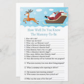 Santa Sleigh Reindeer hoe goed je het spel kent (Voorkant / Achterkant)