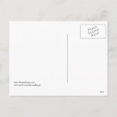 SANTA, SLEIGH, RENDIER & TEKST van SHARON SHARPE Feestdagenkaart (Achterkant)