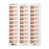 Santa Sleigh Ride Retouradres Labels (Full Sheet)