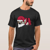 Santa Slot in de kerstavond T-shirt (Voorkant)