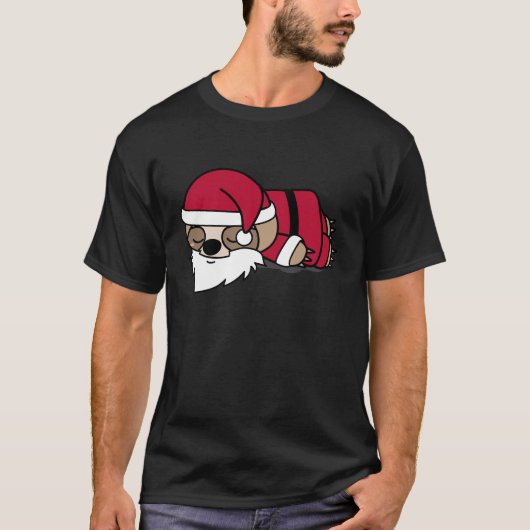 Santa Slot in de kerstavond T-shirt (Voorkant)