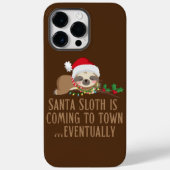 SANTA SLOTH KOMT NAAR TOWN... UITEINDELIJK Case-Mate iPhone CASE (Achterkant)