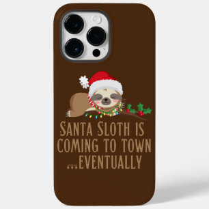 SANTA SLOTH KOMT NAAR TOWN... UITEINDELIJK Case-Mate iPhone 14 PRO MAX HOESJE