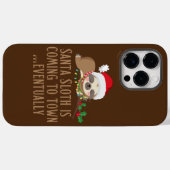 SANTA SLOTH KOMT NAAR TOWN... UITEINDELIJK Case-Mate iPhone CASE (Achterkant (horizontaal))