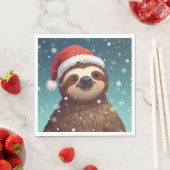 Santa Sloth, Napkins Servet (Insitu)