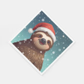 Santa Sloth, Napkins Servet (Hoek)