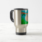 santa sloth reisbeker (Voorkant links)