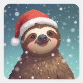 Santa Sloth, Stickers (Voorkant)