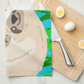 santa sloth theedoek (Quarter Fold)