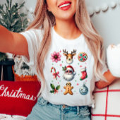 Santa Smile Kerst T-shirt